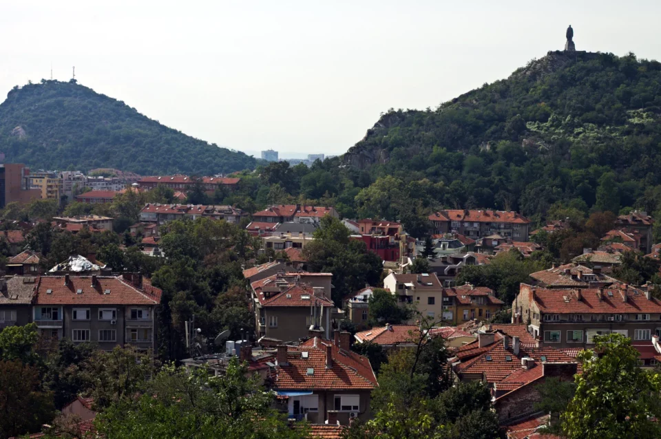 Two of Plovdiv's seven hills