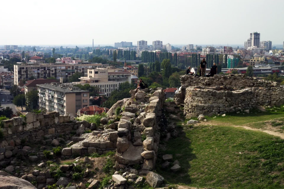 The remains of the ancient fortress on the top of Nebet hill is a good spot to enjoy sunset