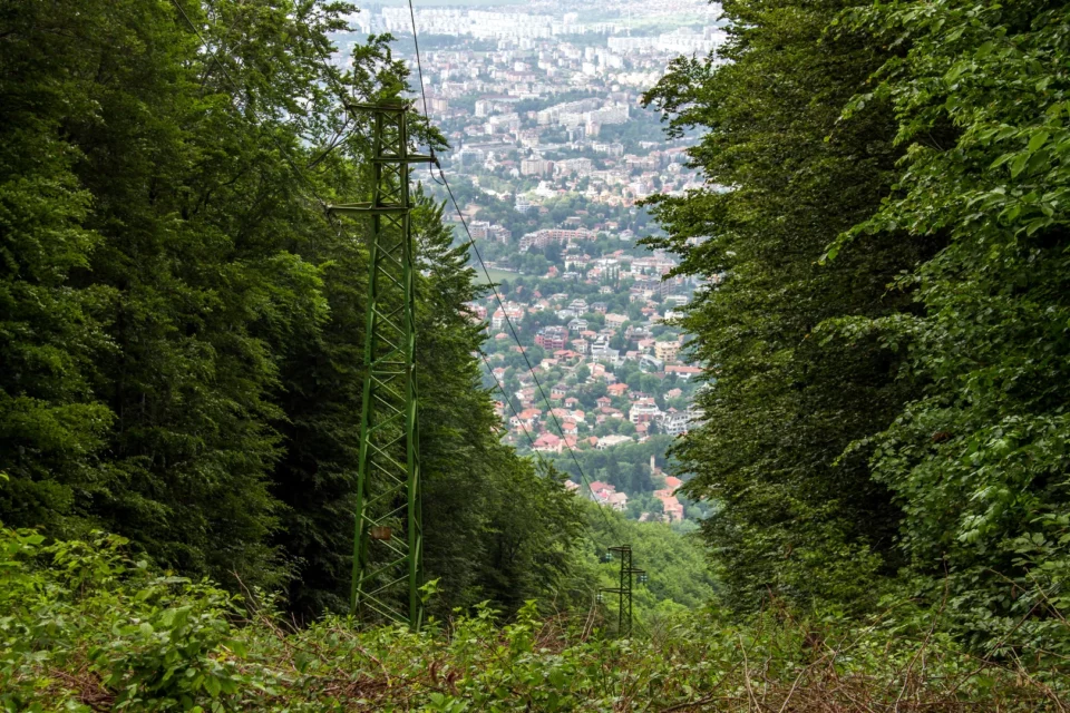 The view from the Vitosha mountain
