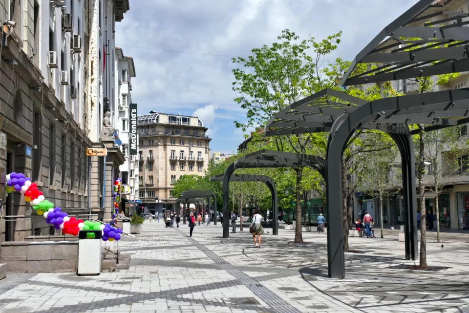 Slaveikov square after the major renovation