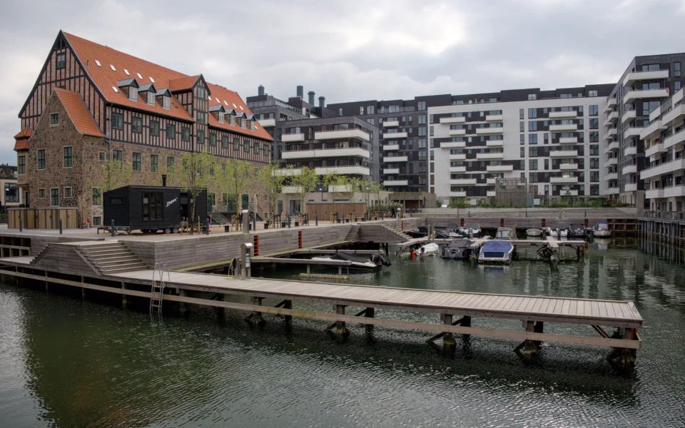 In the Enghave Brygge residential district.