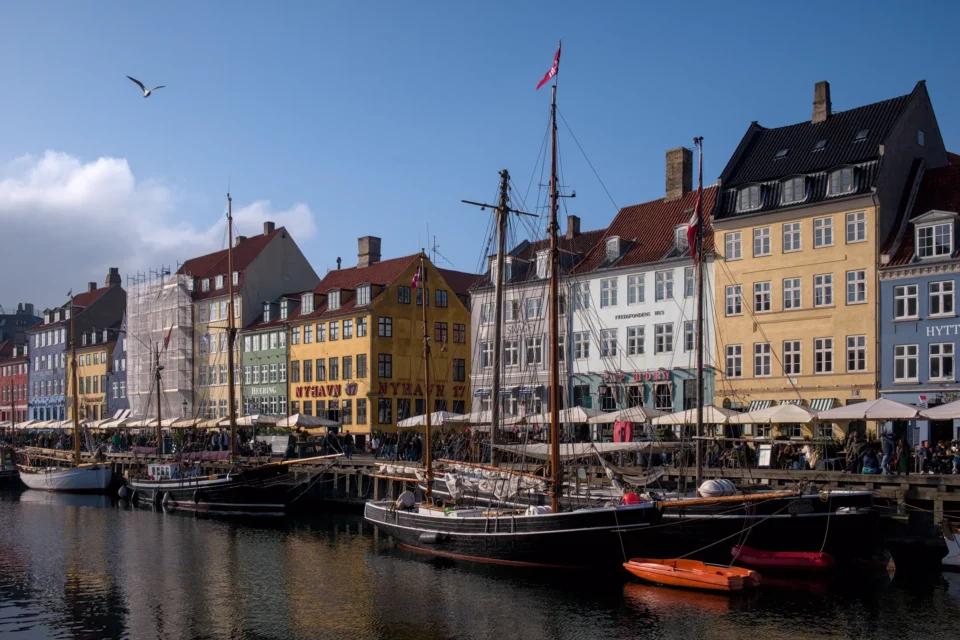 Nyhavn, Copenhagen's major tourist attraction.
