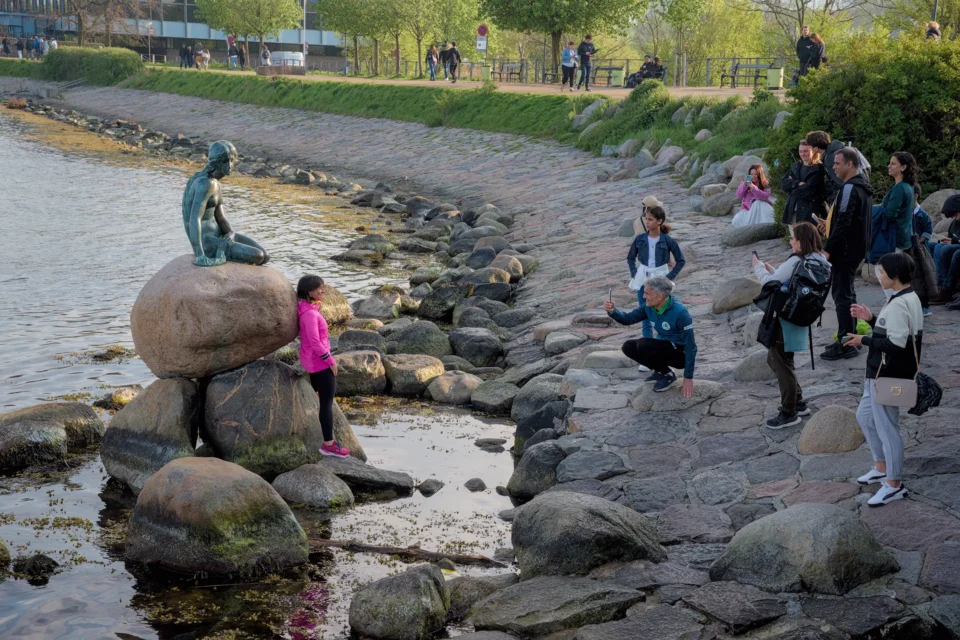 Little Mermaid, Copenhagen's second major tourist attraction.